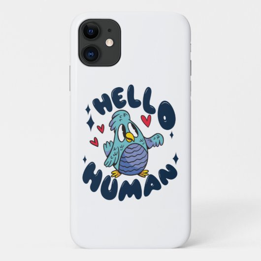 Hallo niedlicher Mensch Case-Mate iPhone Hülle (Rückseite)