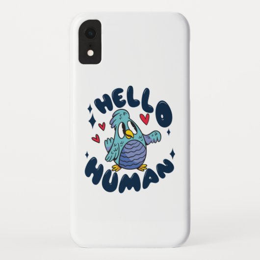Hallo niedlicher Mensch Case-Mate iPhone Hülle (Rückseite)