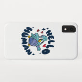 Hallo niedlicher Mensch Case-Mate iPhone Hülle (Rückseite (Horizontal))