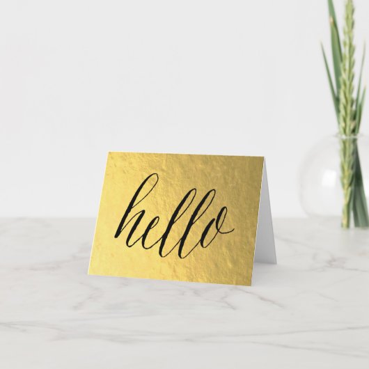 HALLO notecard Karte (Vorderseite)