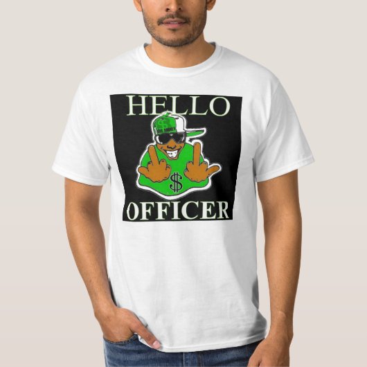 hallo Offiziert-stück T-Shirt (Vorderseite)