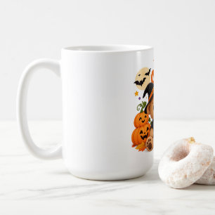 Hallo Oktober Süßer Halloween-Teddybär Kinder T-Sh Kaffeetasse