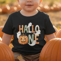 Hallo-one 1. Geburtstag Baby Kürbis und Geister
