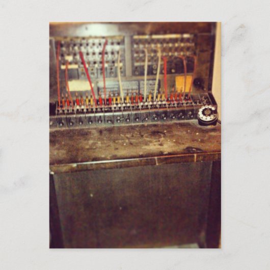 Hallo-Operator Postkarte (Vorderseite)