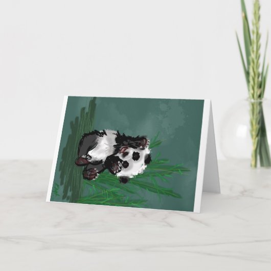 Hallo Panda Karte (Vorderseite)