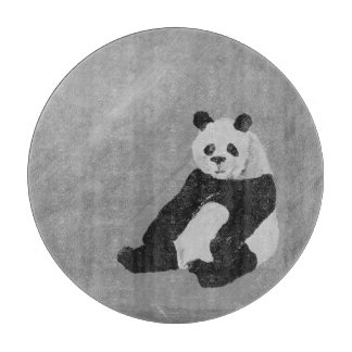 Hallo, Panda! Runde Schneidbrett Schneidebrett