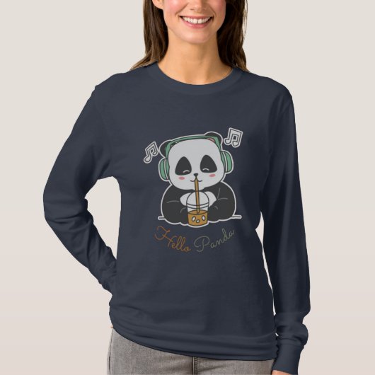 Hallo Panda T-Shirt (Vorderseite)
