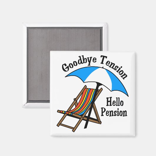 Hallo Pension Magnet (Vorderseite/Rückseite)