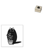 Hallo, Pflanze Gummistempel (Stempel)