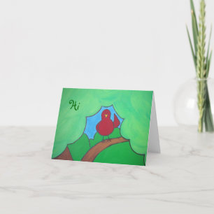 Hallo Piepmatz, hallo Karte