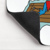 Hallo Piratengeselle Mousepad (Ecke)