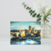 Hallo Pittsburgh Postkarte (Stehend Vorderseite)