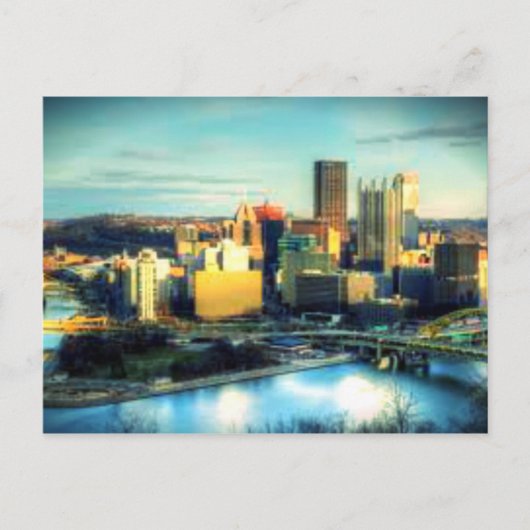 Hallo Pittsburgh Postkarte (Vorderseite)