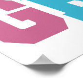 Hallo Platz 7 der Klasse Root von 49 Mathematiker  Poster (Ecke)