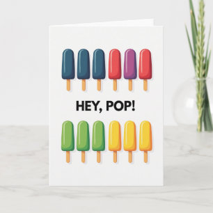 Hallo Pop Frozen Sticks Karte