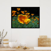Hallo Poppies Große Posters & Prints Poster (Küche)