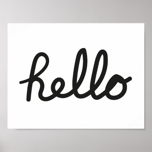 Hallo Poster (Vorne)