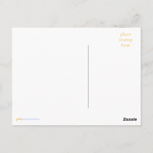 Hallo Postkarte (Rückseite)