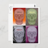 Hallo Postkarte (Vorne/Hinten)