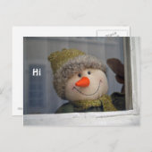 "Hallo!" Postkarte (Vorne/Hinten)