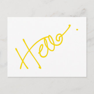 Hallo Postkarte