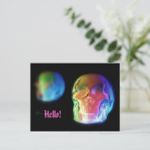 Hallo ! Postkarte (Stehend Vorderseite)