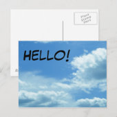 Hallo ! Postkarte (Vorne/Hinten)