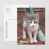 Hallo! Postkarte (Vorne/Hinten)