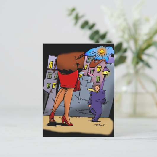 Hallo Postkarte (Stehend Vorderseite)