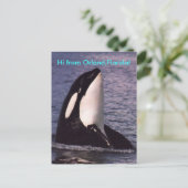 Hallo Postkarte (Stehend Vorderseite)