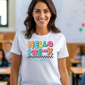 Hallo Pre-K Anpassbares Tshirt