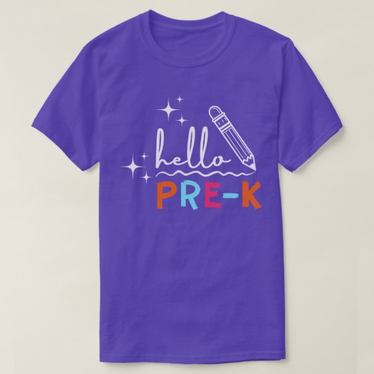 Hallo Pre K Grad 2 T-Shirt (Design vorne)