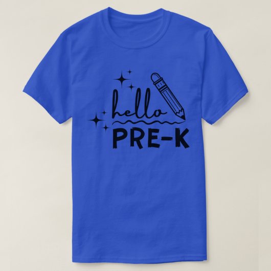 Hallo Pre K Grad 4 T-Shirt (Design vorne)