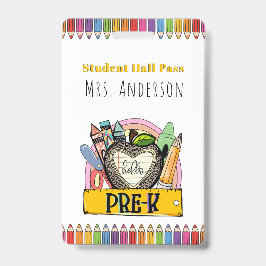 Hallo Pre K Hall Pass Ausweis