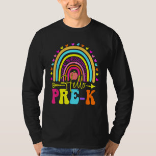 Hallo Pre-K-Team Vorschule Zurück zur Schule R T-Shirt