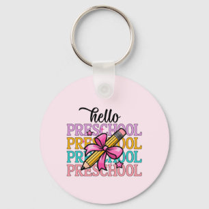 Hallo Preschool Colorado Lehrerin Stift Schlüsselanhänger