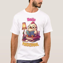 Hallo Preschool Student Funny Teacher