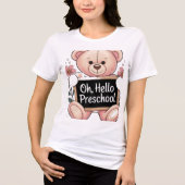 Hallo Preschool Teacher Shirt Frauen (Vorderseite)