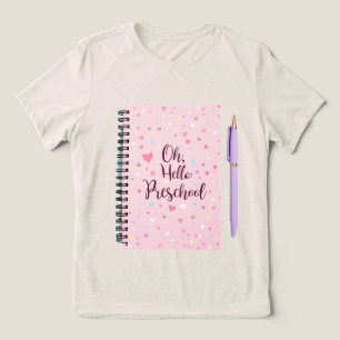Hallo Preschool Women's Back to School Shirt