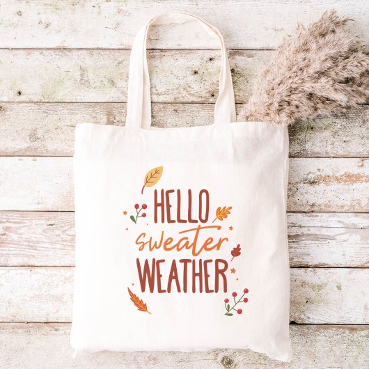 Hallo Pullover Wetter Tragetasche