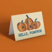 Hallo, Pumpkin Blank Herbst Pumpkins Karte
