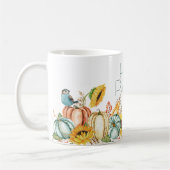 Hallo Pumpkin Boho Watercolor Kaffeetasse (Links)