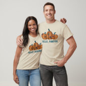 Hallo, Pumpkin Fall Herbst Grafik T-Shirt (Unisex)