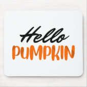 Hallo Pumpkin Fall Herbst Herbst Mousepad (Vorne)