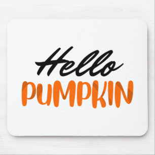 Hallo Pumpkin Fall Herbst Herbst Mousepad