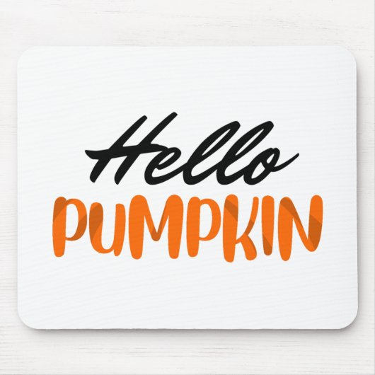 Hallo Pumpkin Fall Herbst Herbst Mousepad (Vorne)