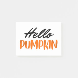 Hallo Pumpkin Fall Herbst Herbst Post-it Klebezettel