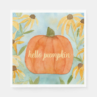 Hallo Pumpkin Fall Serviette
