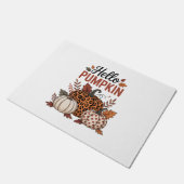 Hallo Pumpkin Herbst Herbst Fußmatte (Schrägansicht)
