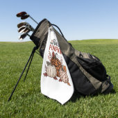 Hallo Pumpkin Herbst Herbst Golfhandtuch (Gras)